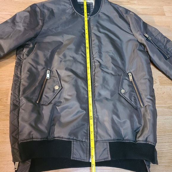 Zara Basic Outerwear Women's Fall Military Bomber Quilted Jacket size M - Picture 14 of 16